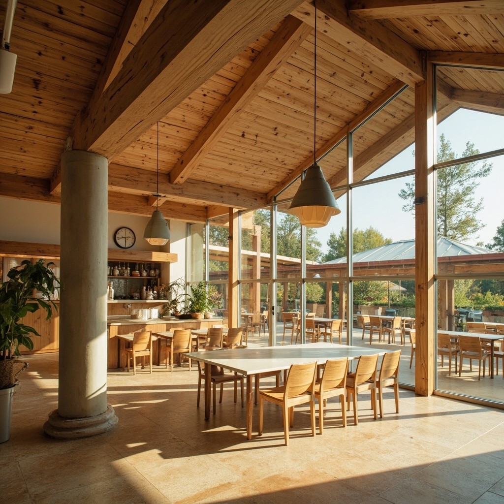 'A Peaceful, Colorful, and Cozy Cafeteria'