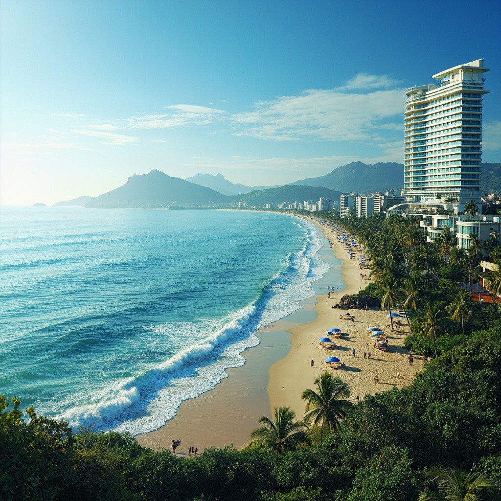 A Beautiful Beach, City, Hotel