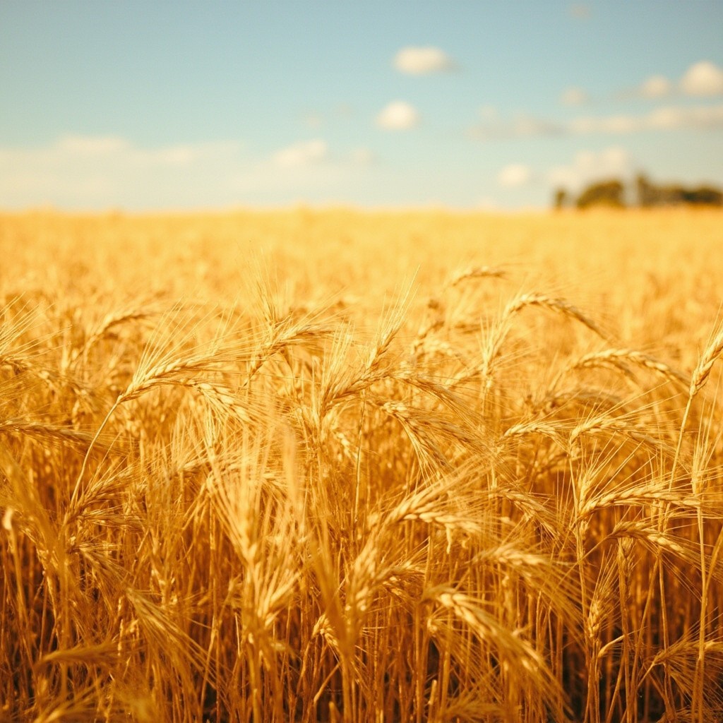 A Beautiful Field of Golden Wheat