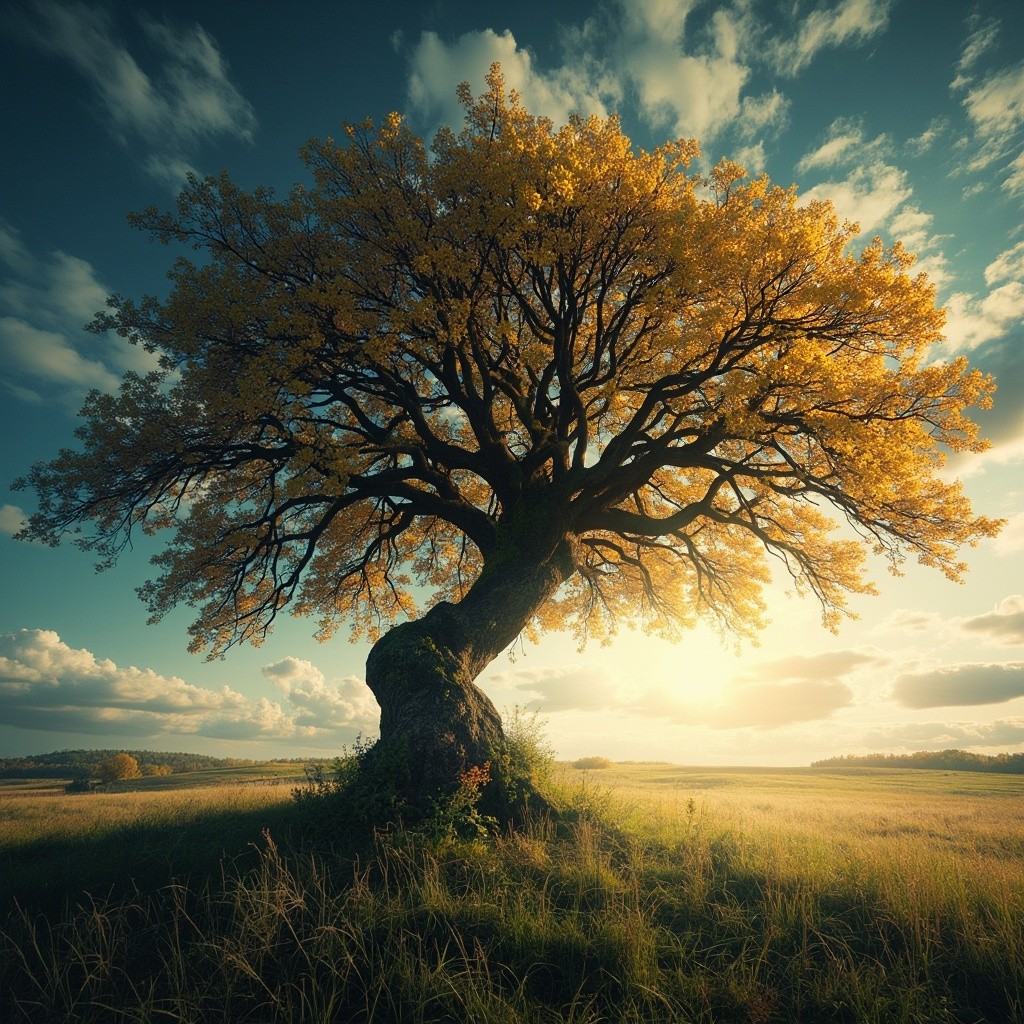 A Beautiful Mindblowing Tree Landscape