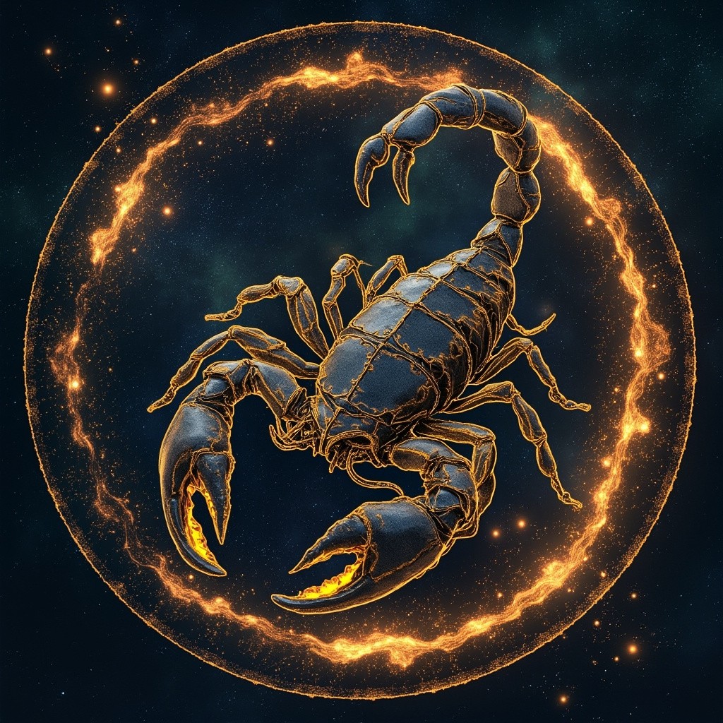 A Beautiful Scorpio Zodiac Sign Image