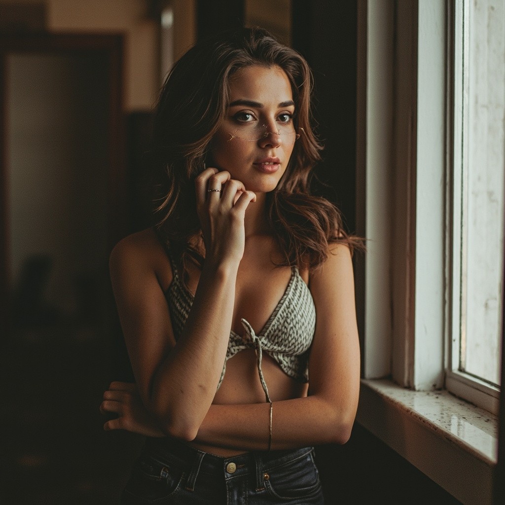 A Beautiful Woman in Warmth