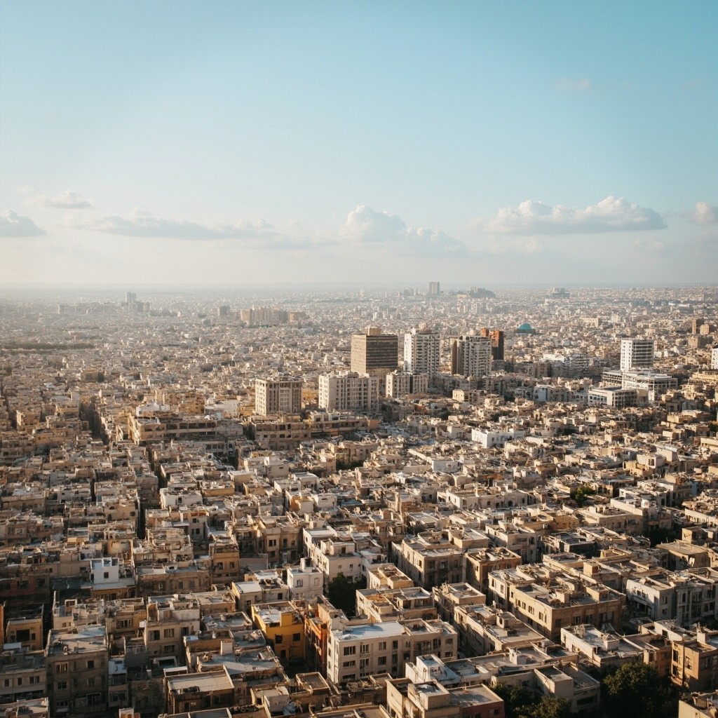 A Bird's Eye View of Amman City