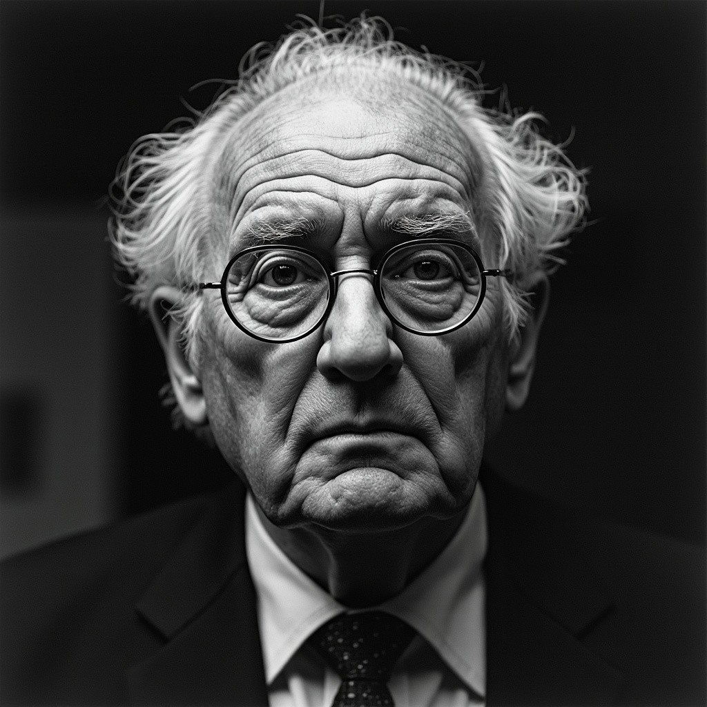 A Black and White Photo of Carl Jung