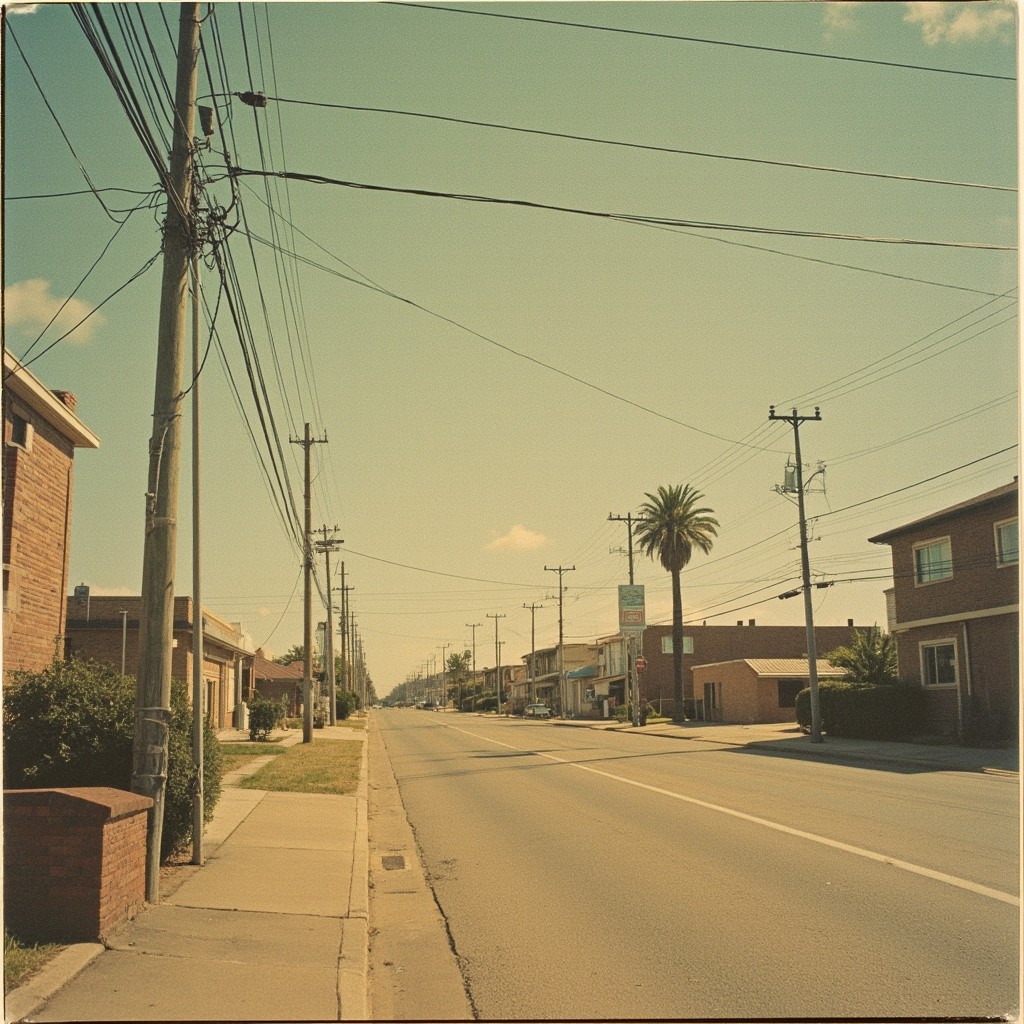 A Blank Vintage Postcard