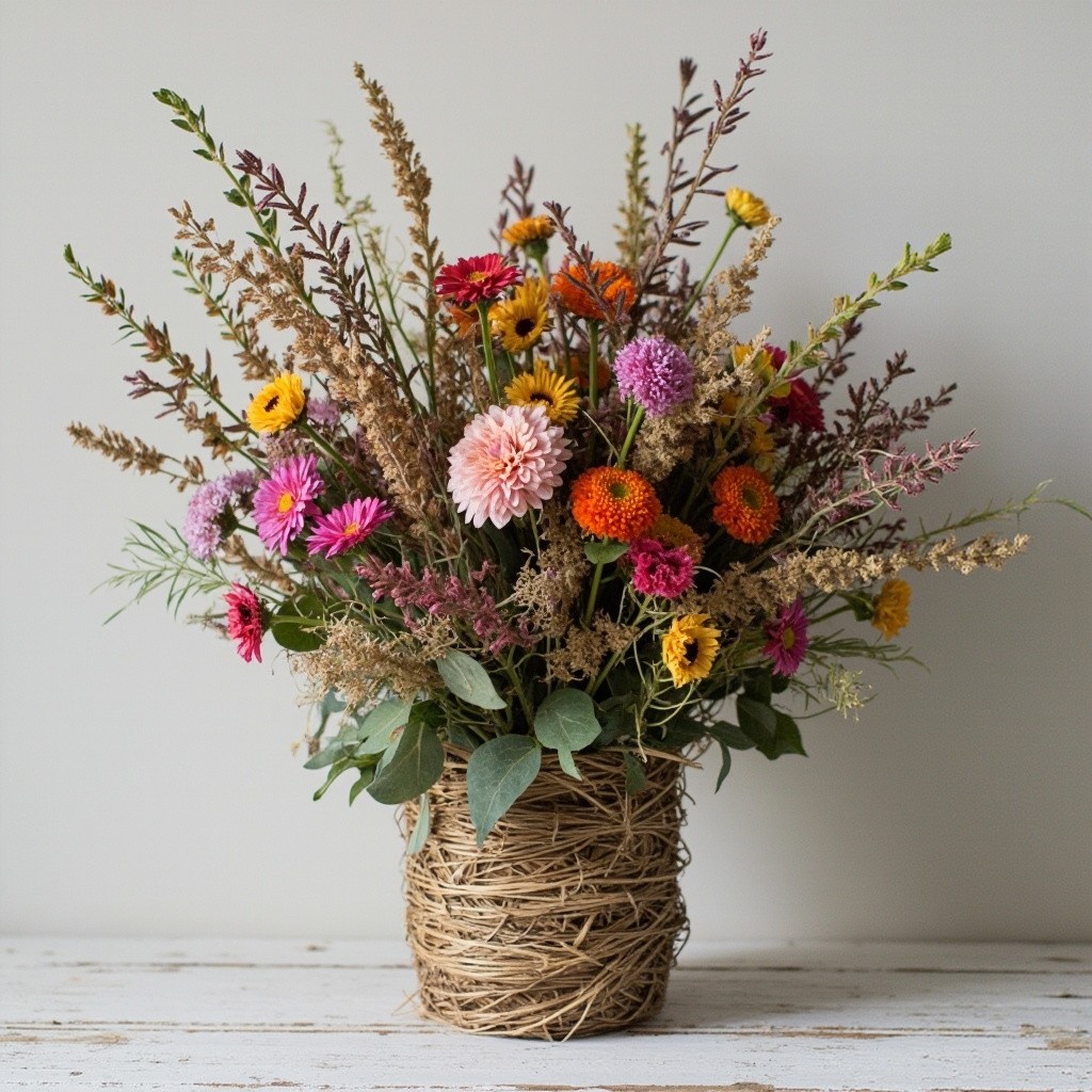 A Bouquet of Haystacks in a Herbarium