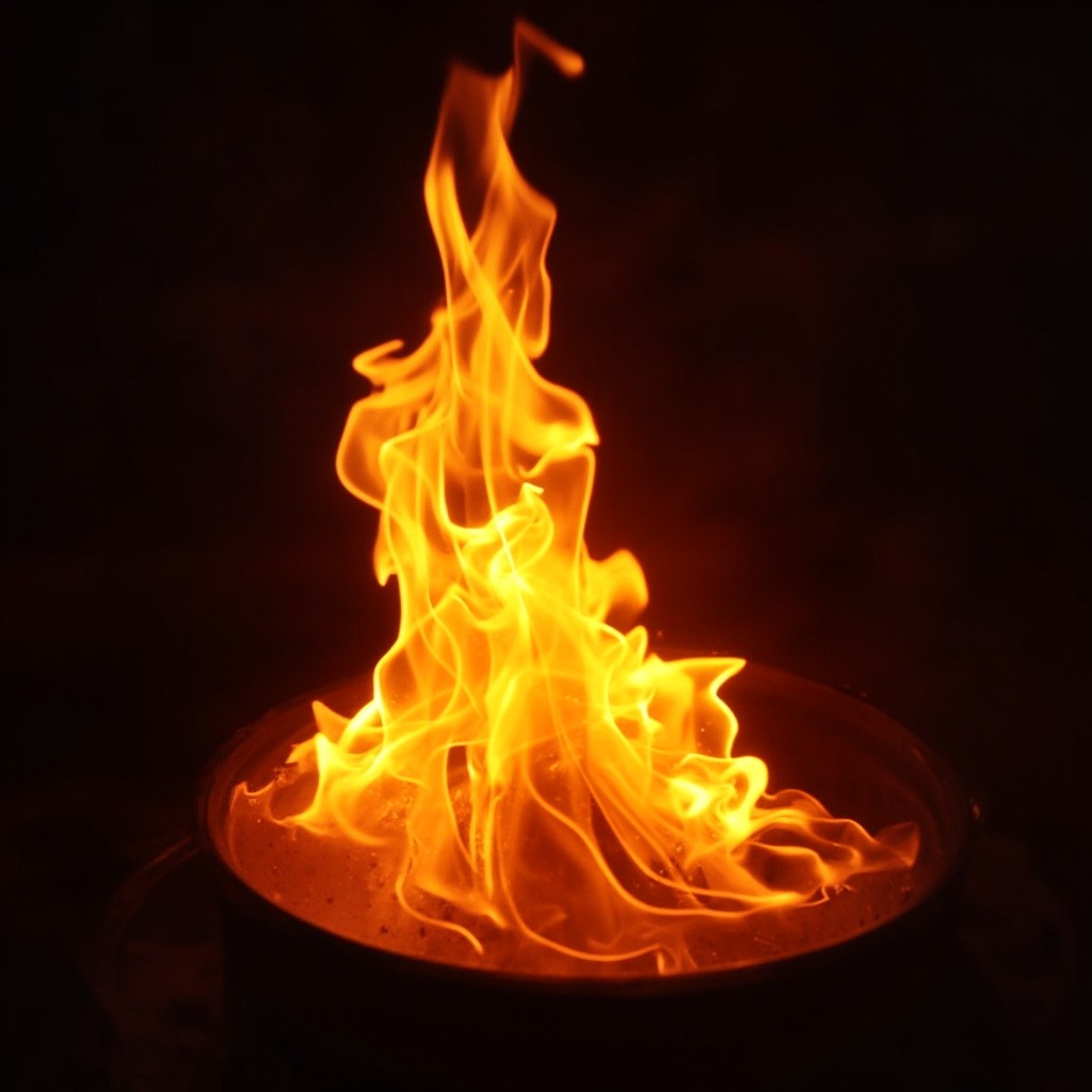 A Bright, Burning Flame