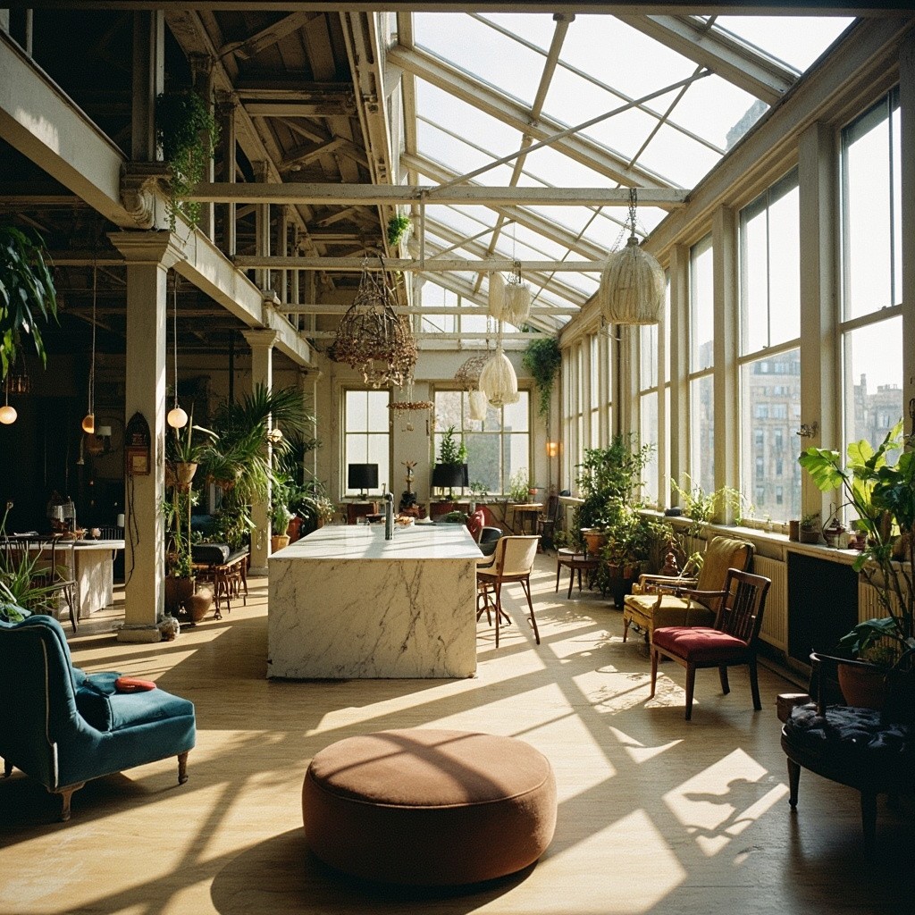 A Bright Loft with Vintage and Modern Elements