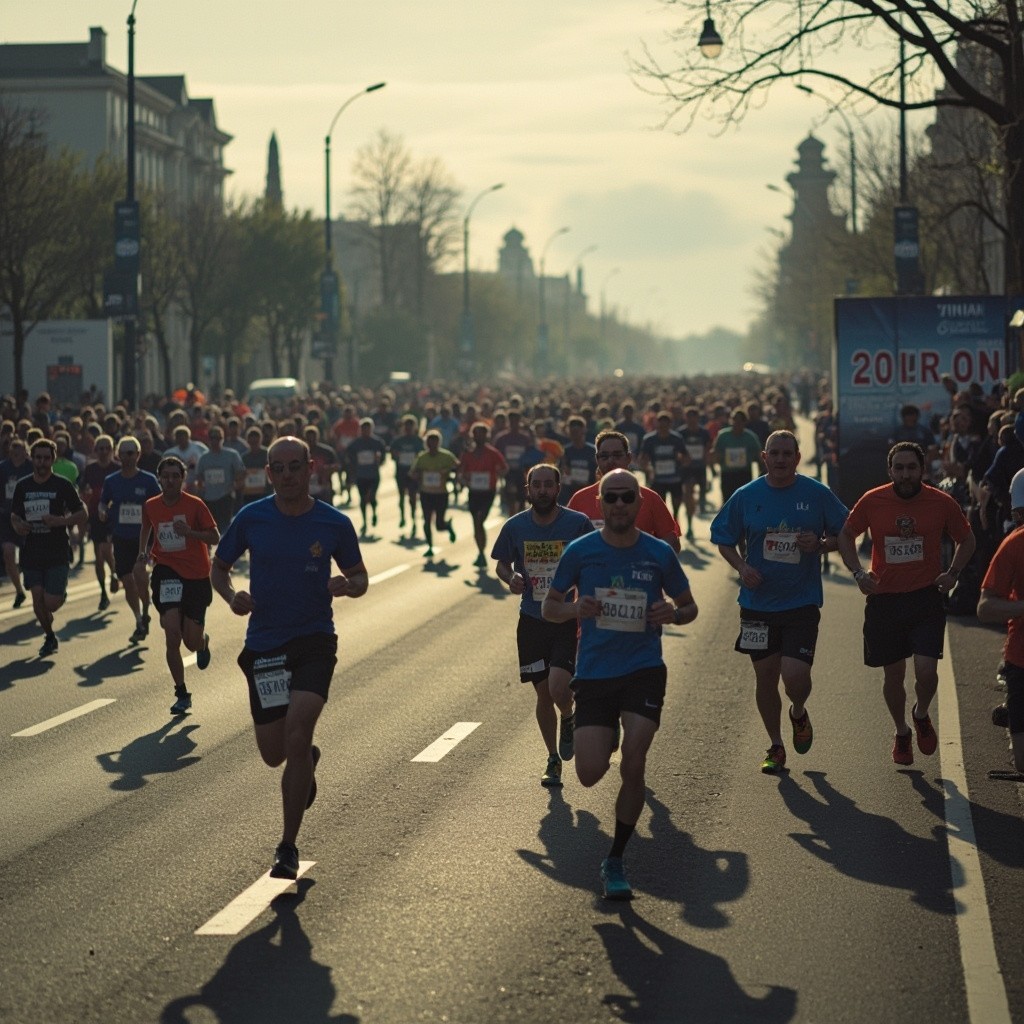 A Brisk Marathon Race