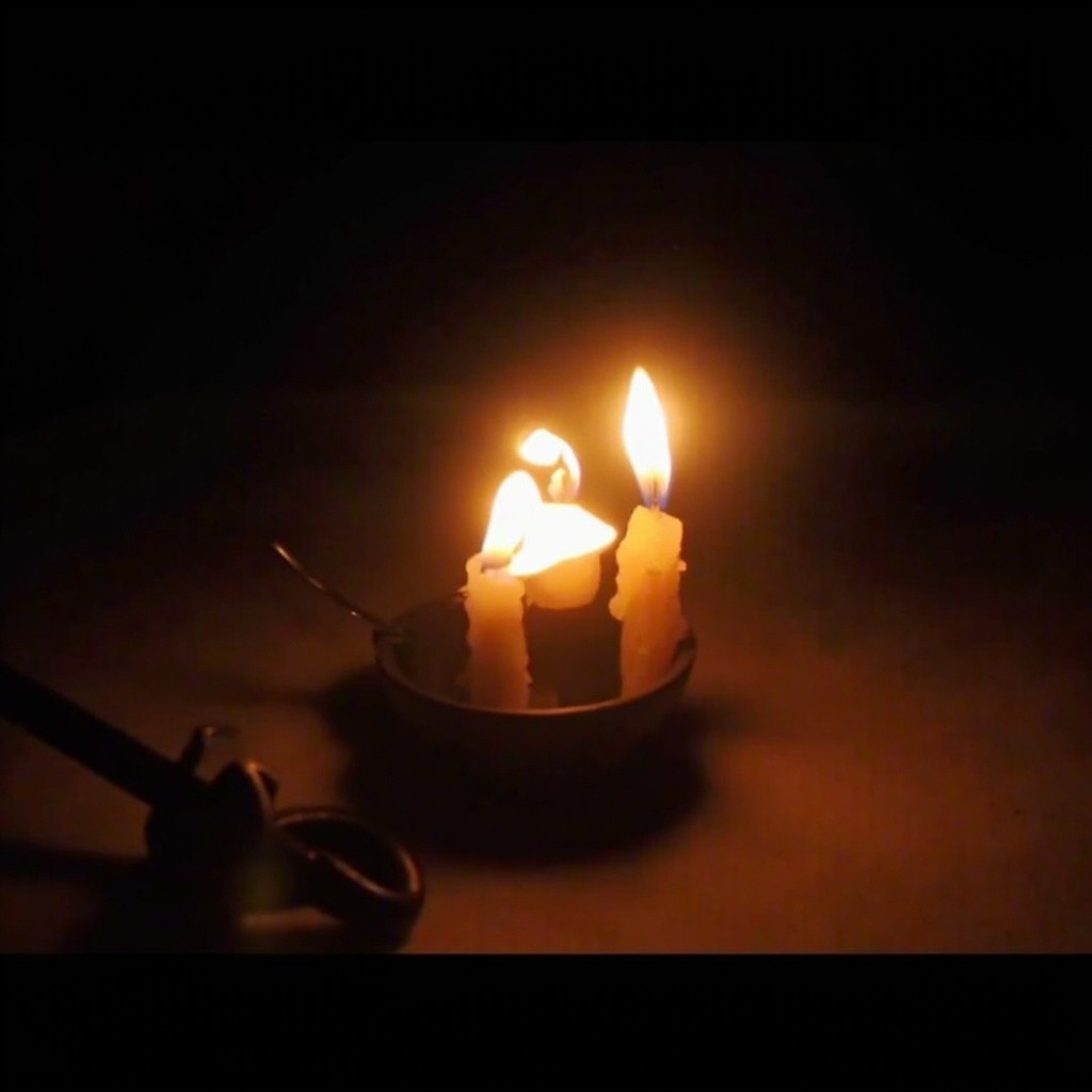 A Candle Being Lit Video