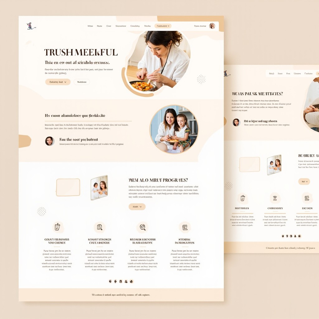 A Caregiver's Duties in a Warm, Trustworthy Layout