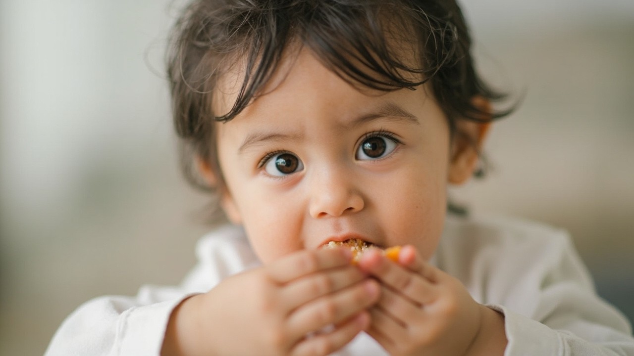 A Child Eating