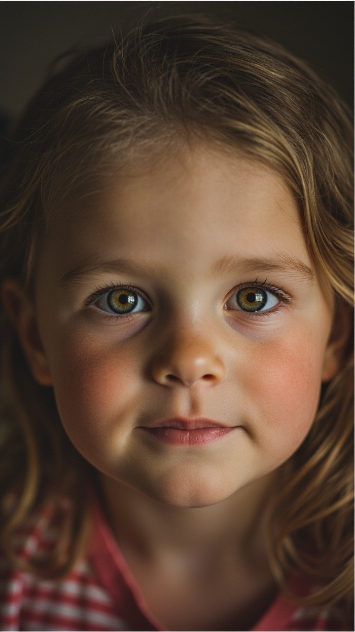 A Child Sucking on Her Hair