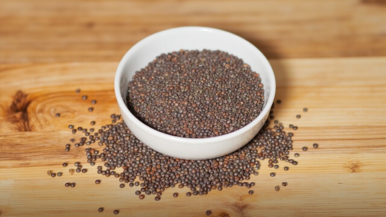 A Close-up View of Chia Seeds