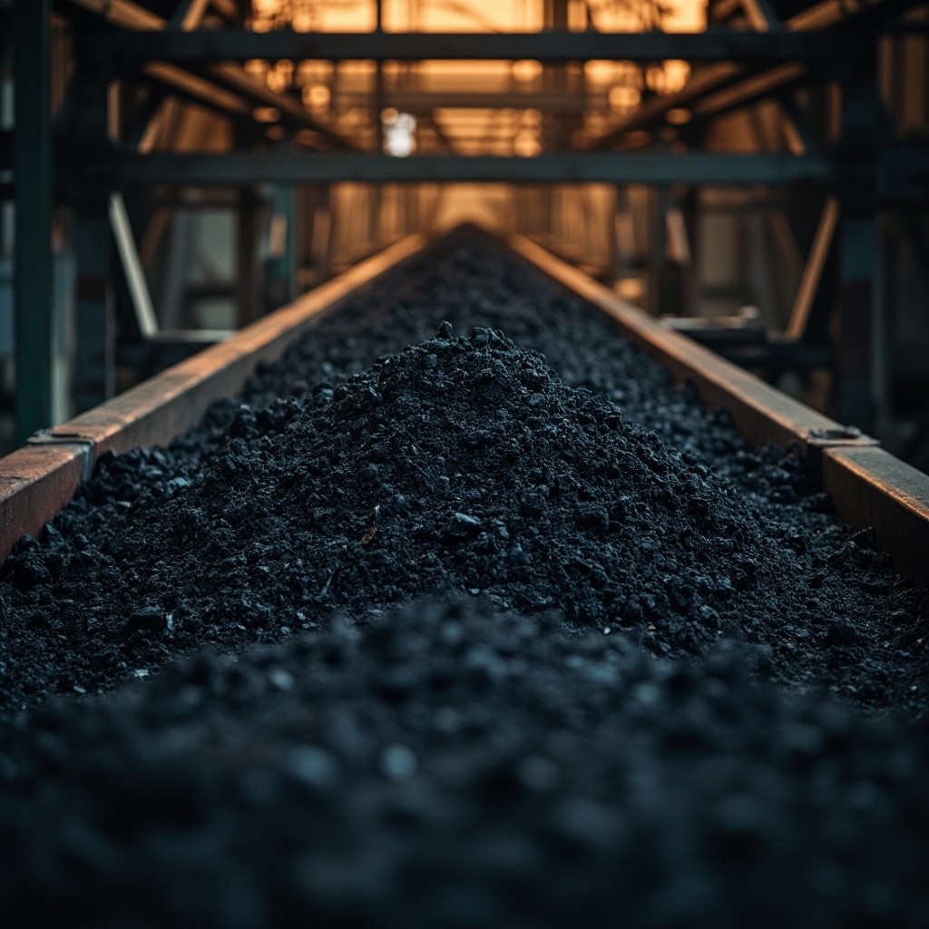 A Coal Factory's Conveyor Belt