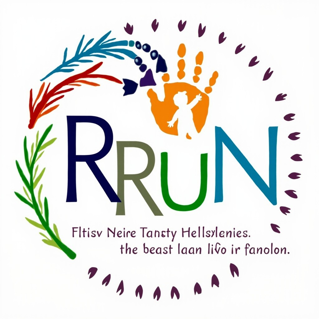 A Colorful Indigenous Logo for RRUN Community Project