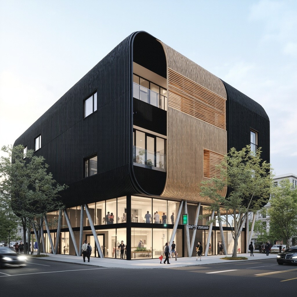 A Contemporary Office Building with Unique Design