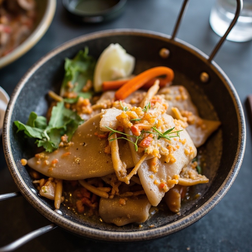 A Culinary Dish of Manta Rays