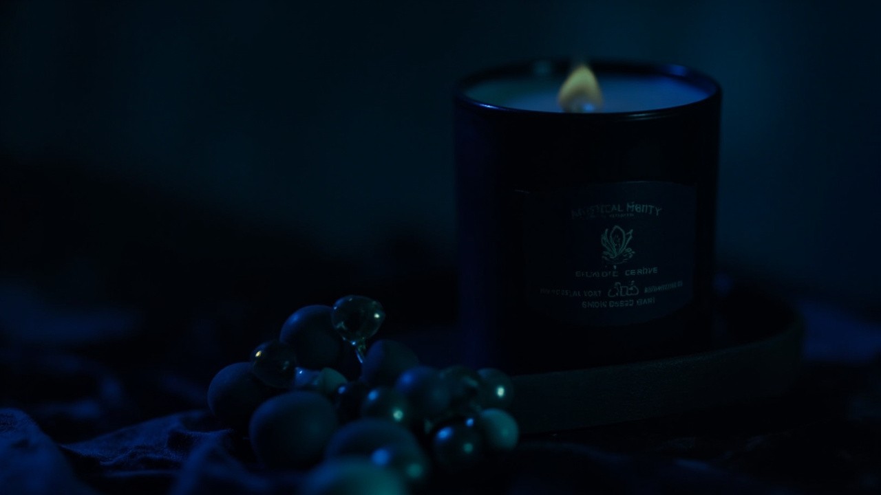 A Darkly Beautiful Scented Candle Display
