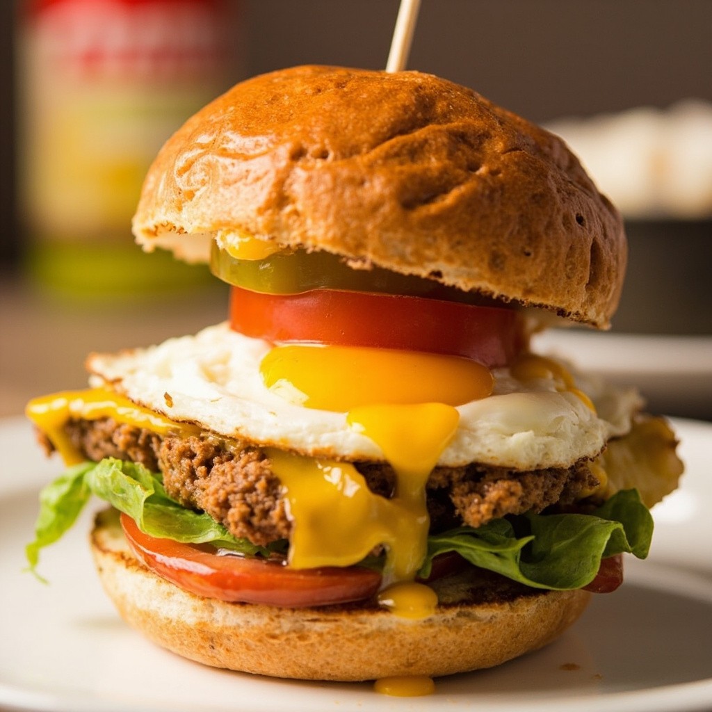 A Delicious Pepper and Egg Sandwich