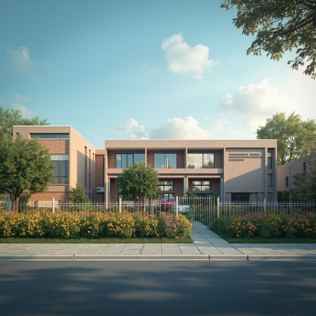 A Detailed 4K Image of School Building