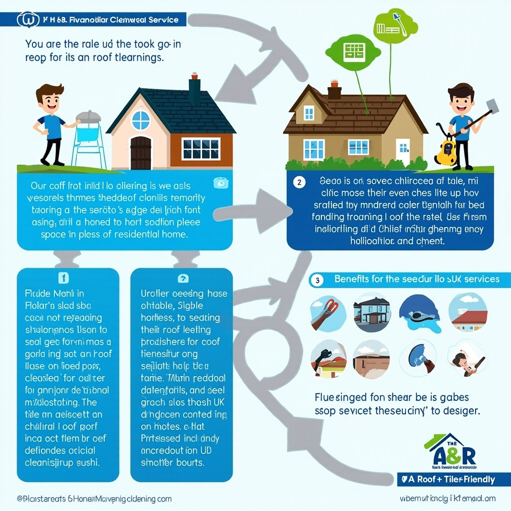 A Detailed Infographic on Roof Cleaning Process