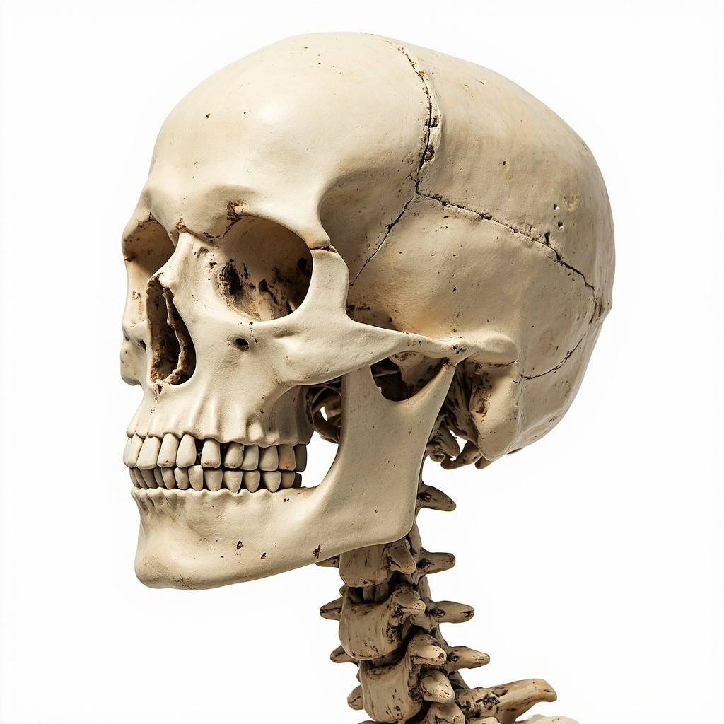 A Detailed View of Facial Bone Structure