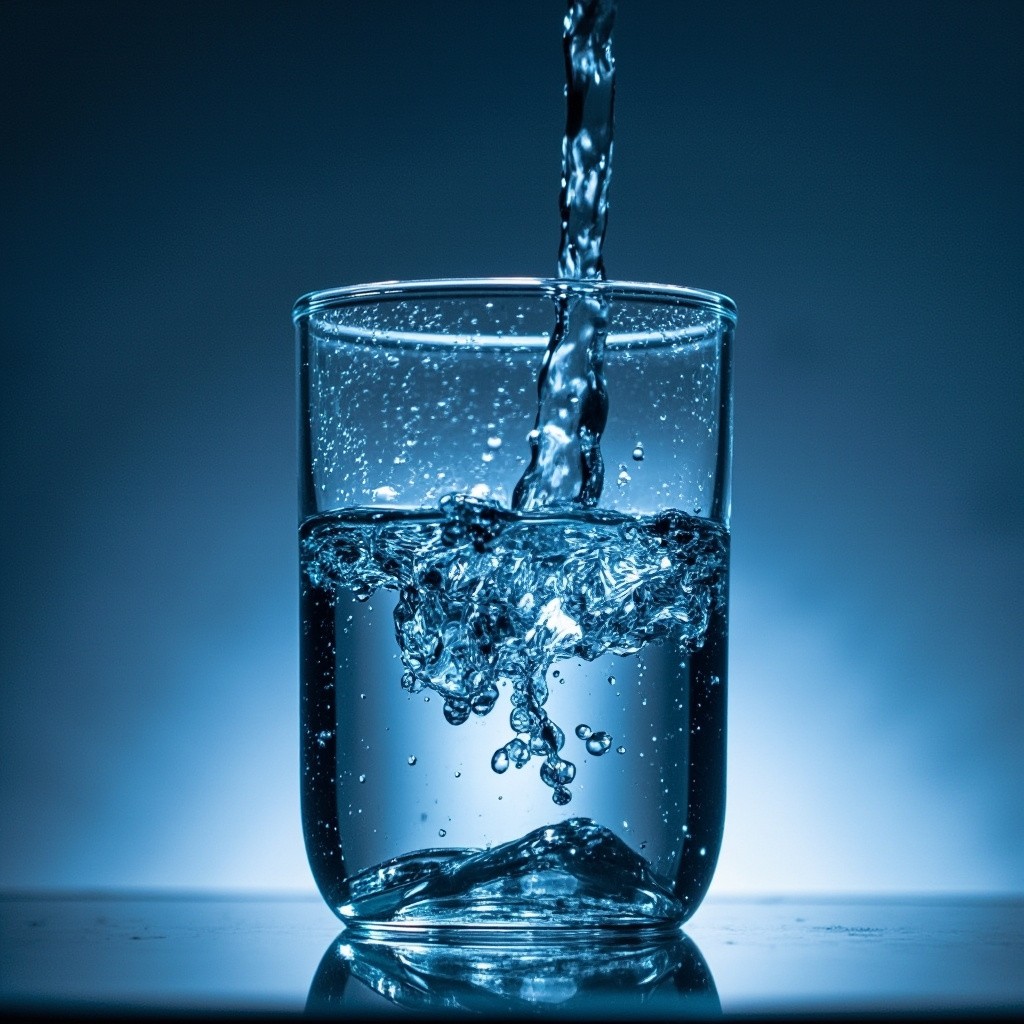 A Diagram of Water's Chemical Formula