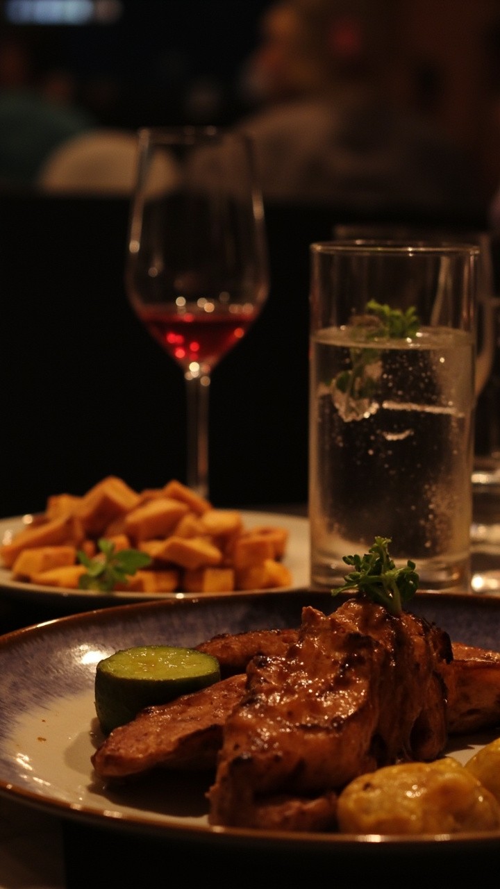 A Dinner Scene at the Restaurant