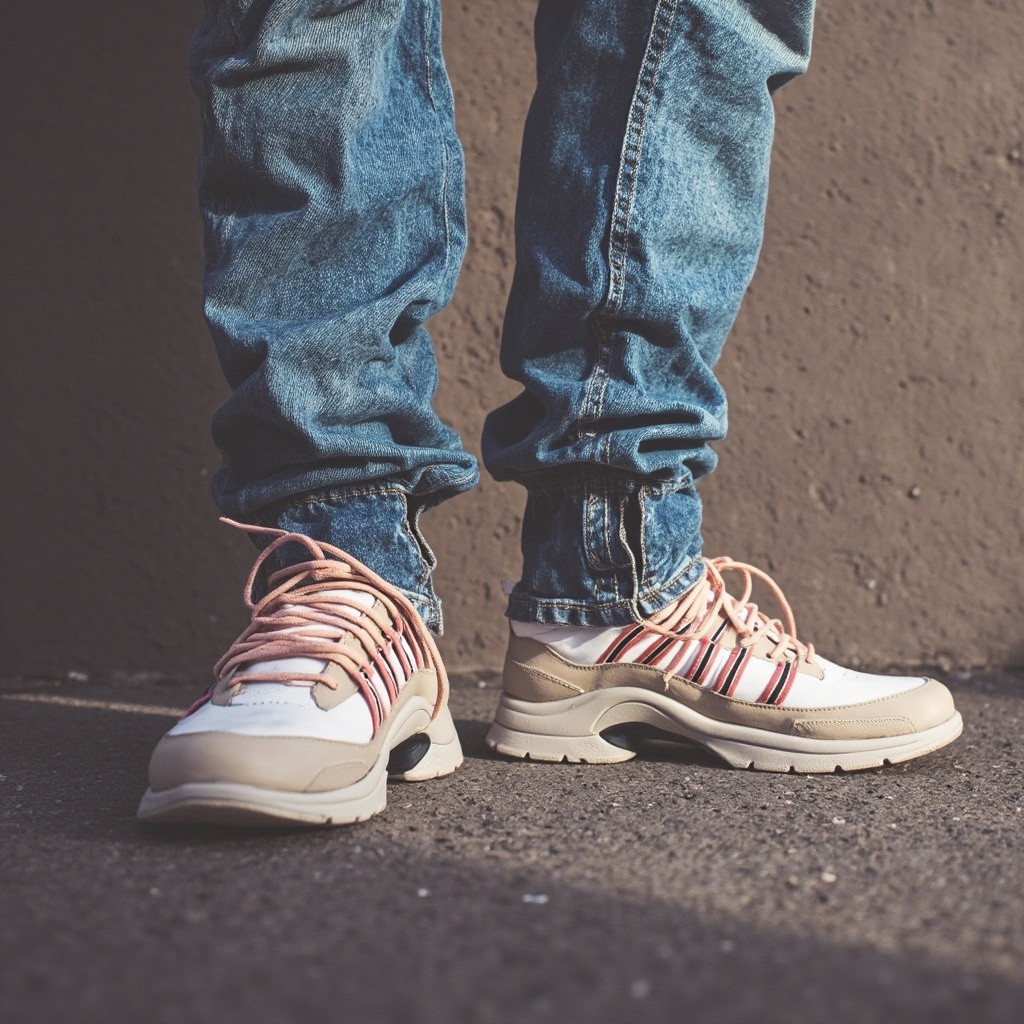 A Display of Various Shoes