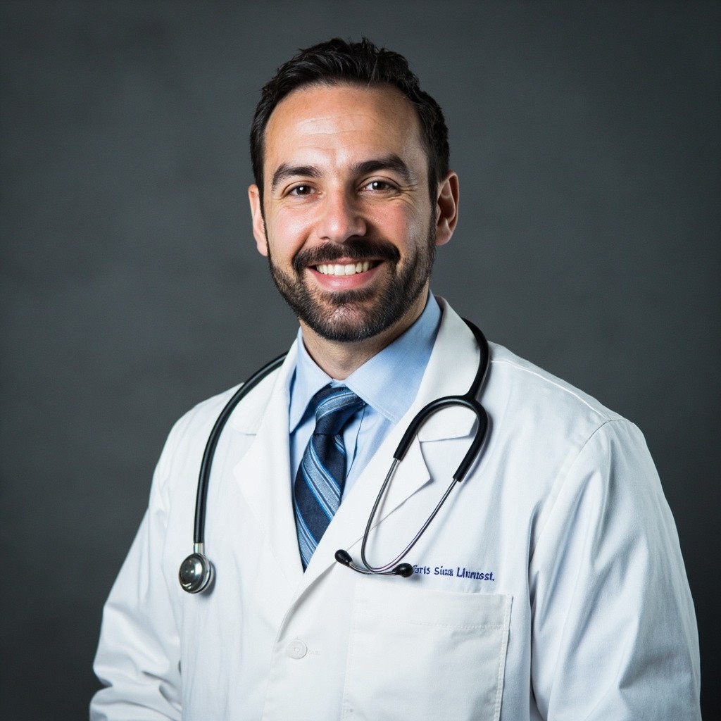 A Doctor in His Medical Office