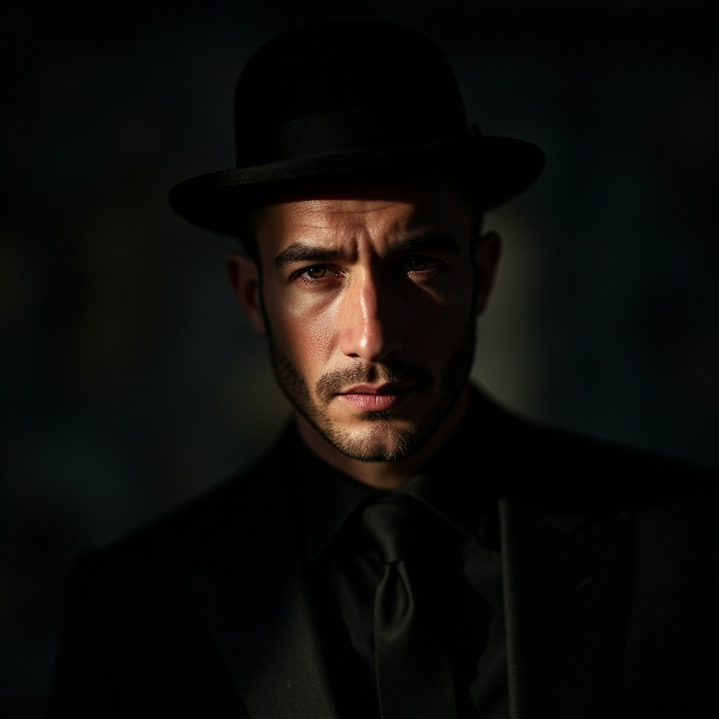A Dramatic, Luxury Fashion Magazine Styled Man