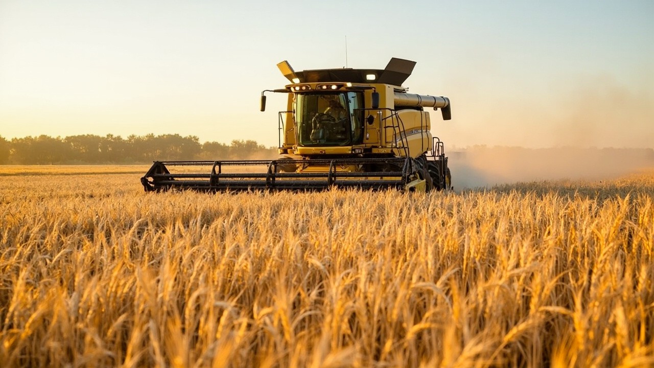A Farmer Planting Winter Wheat