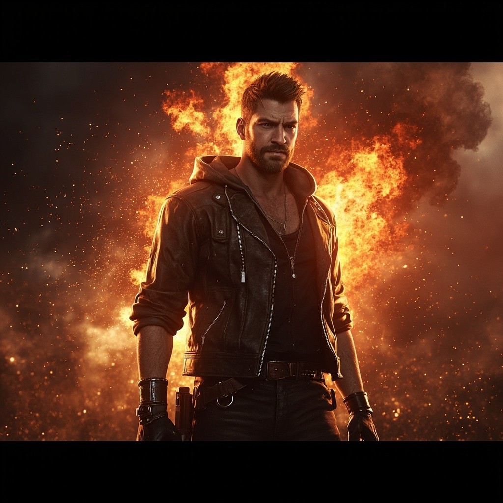 A Free Fire Gaming Thumbnail Background