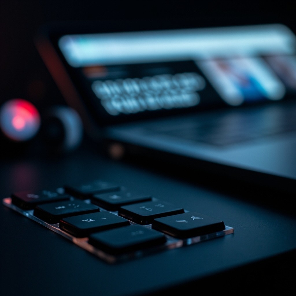 A Futuristic Laptop with Floating Keys A Futuristic Laptop with Floating Keys