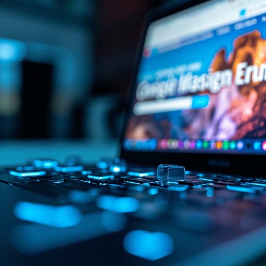 A Futuristic Laptop with Floating Keys A Futuristic Laptop with Floating Keys