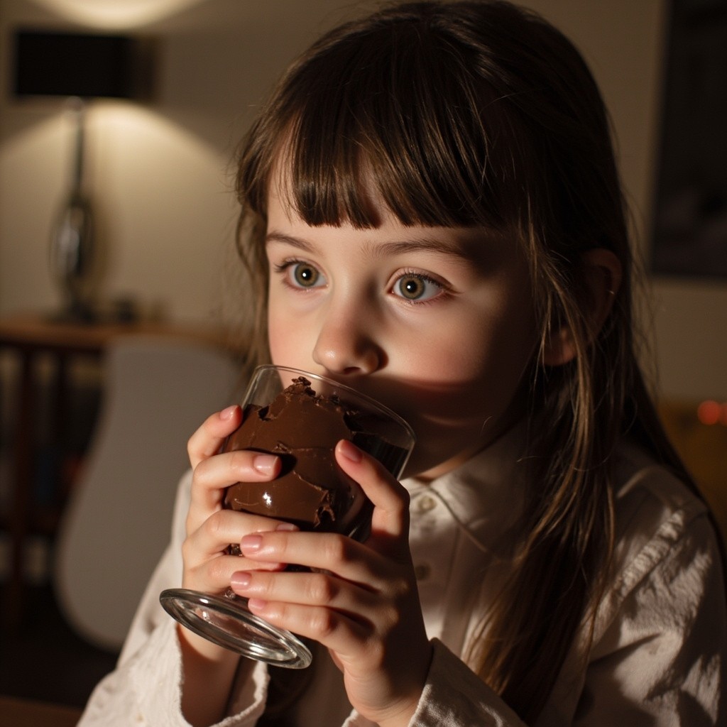 A Girl Enjoys Chocolate in ASMR Video