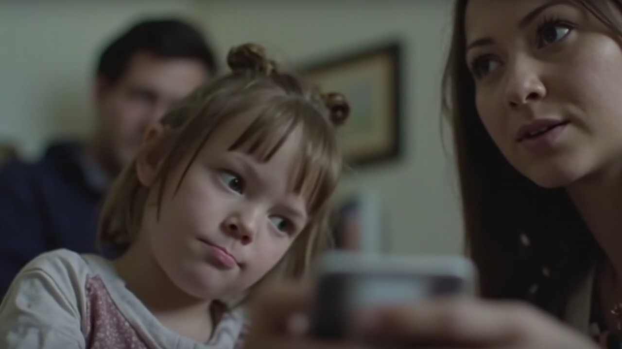 A Girl Reprimanded for Watching Instagram Reels
