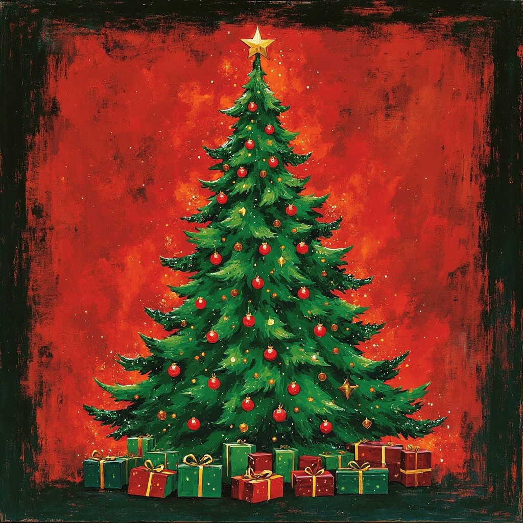 A Green and Red Christmas Theme