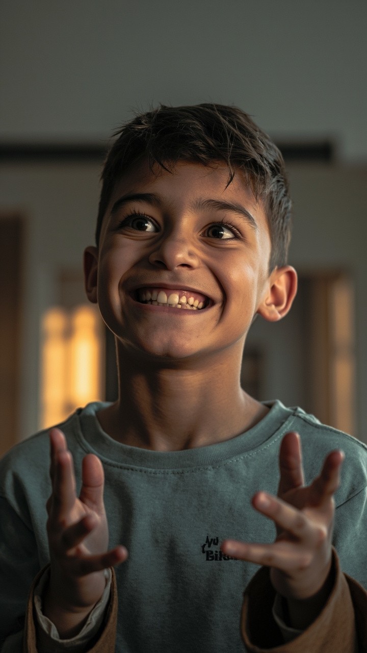 A Happy Young Man Waiting for Payday