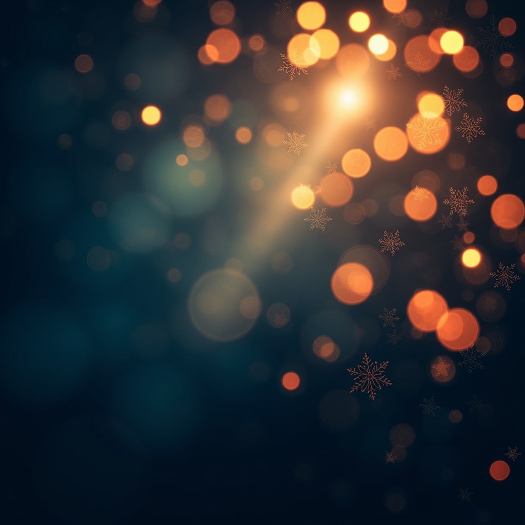 A High-Resolution Christmas Background with Snowflakes