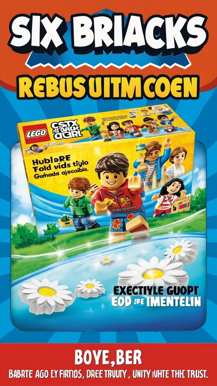 A Learning Six Bricks World Poster