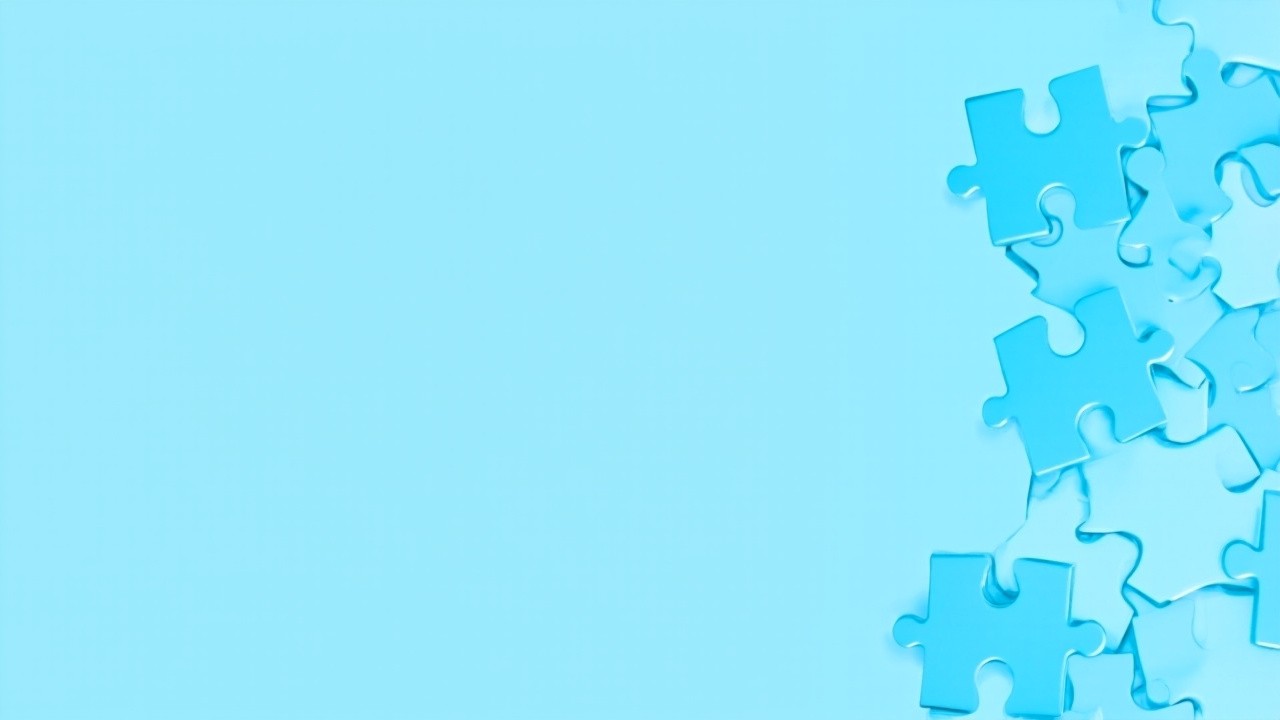 A LinkedIn Banner with Puzzle Pieces