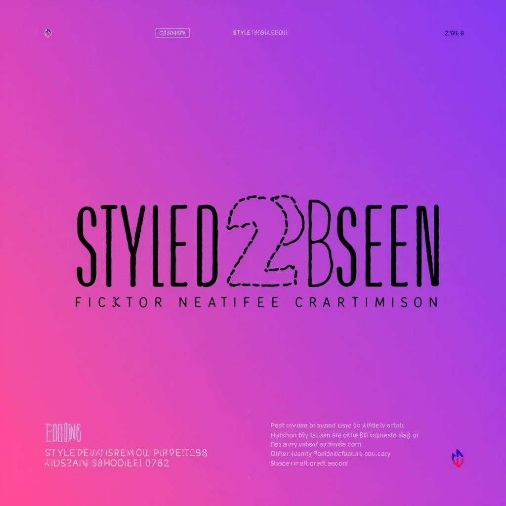 A Logo for Styled2bseen Brand