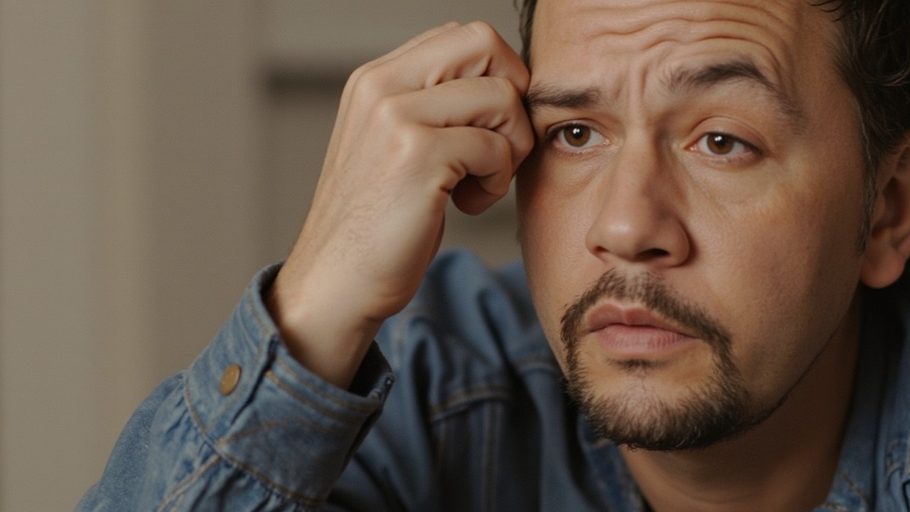 A Man Deep in Thought