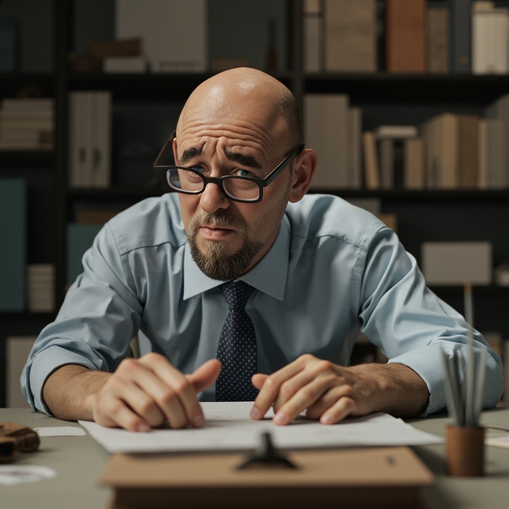A Man Professionally Editing a 3D Desk
