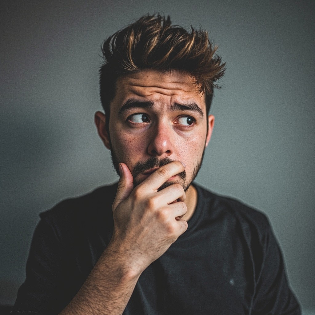 A Man in Deep Thought