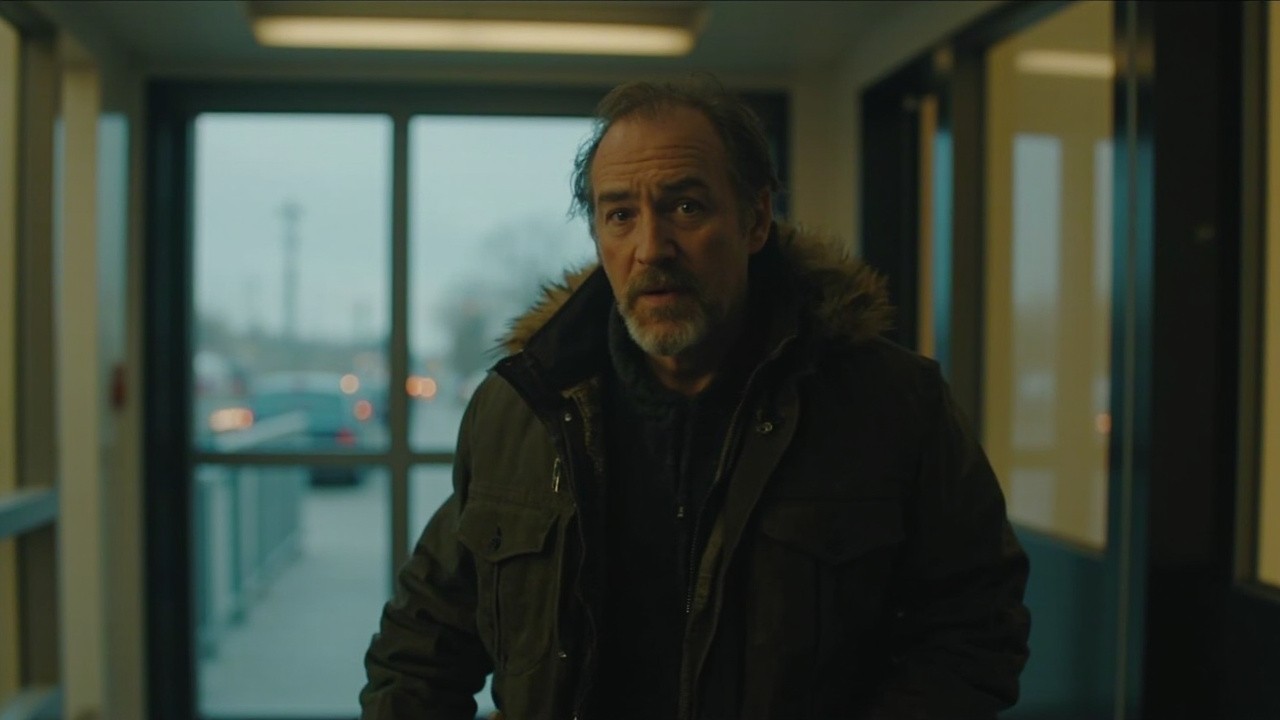 A Man in Jacket Leaving for Work