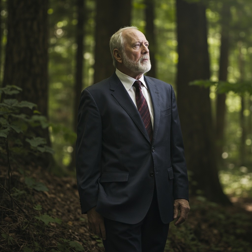 A Man in the Forest