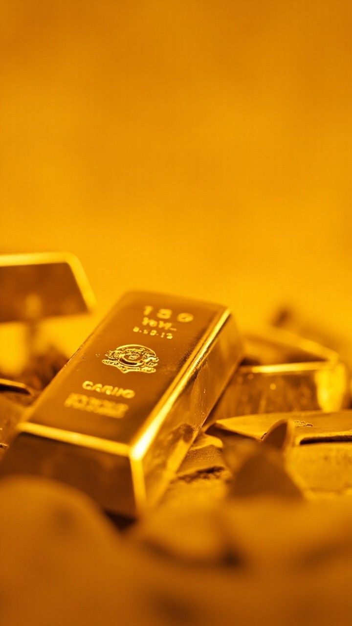 A Masterpiece Photo of Gold Bars